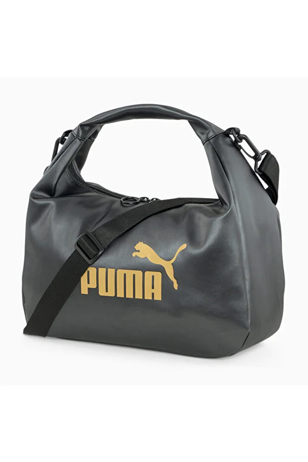 Puma  Core Up Hobo Women's Black Shoulder Bag (079480-01)