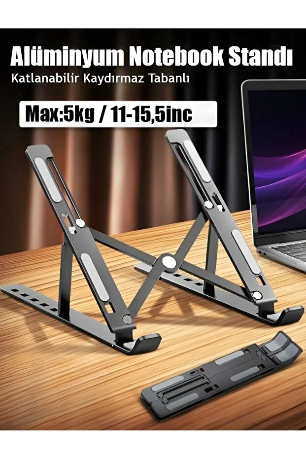 resolut Foldable Adjustable Laptop Aluminum Notebook Stand Macbook Tablet Laptop Stand