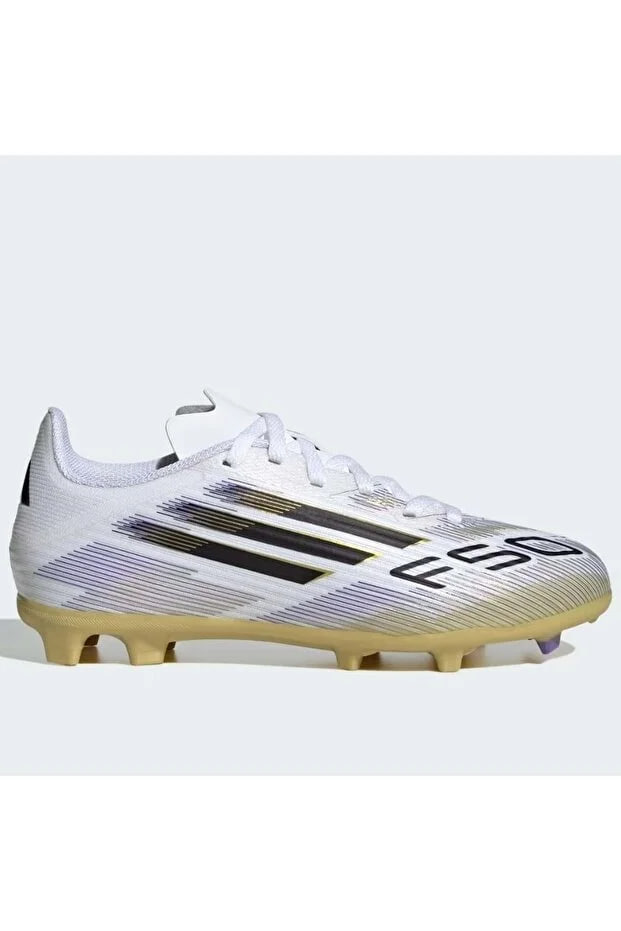 Adidas F50 League Club Fg/Mg J Ground Jh7745 Semi-Professional Men's Football Boots White