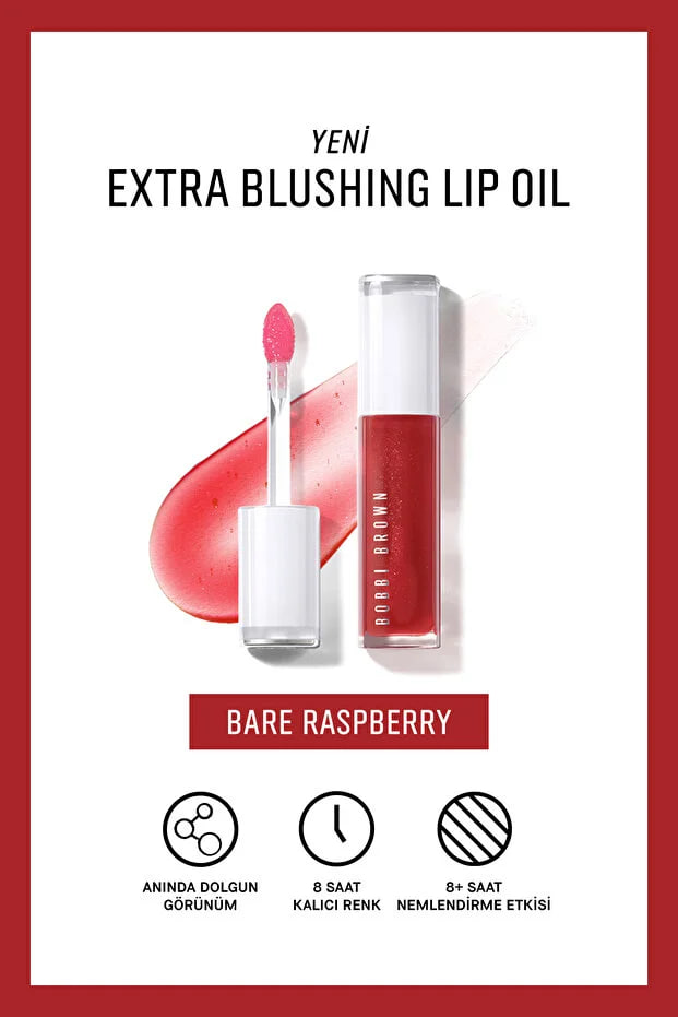 Bobbi Brown Extra Blushing Lip Oil Moisturizing Tinted Lip Oil - Bare Raspberry