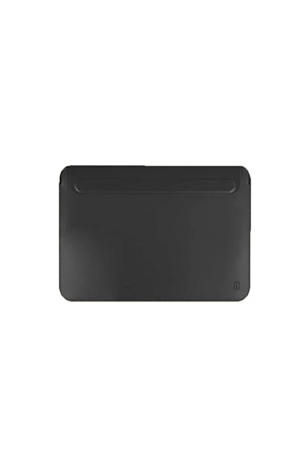 WIWU Skin Pro Macbook Pro 16 2021 A2485 Compatible Bag & Stand & Case Pu Leather Magnetic Cover Black