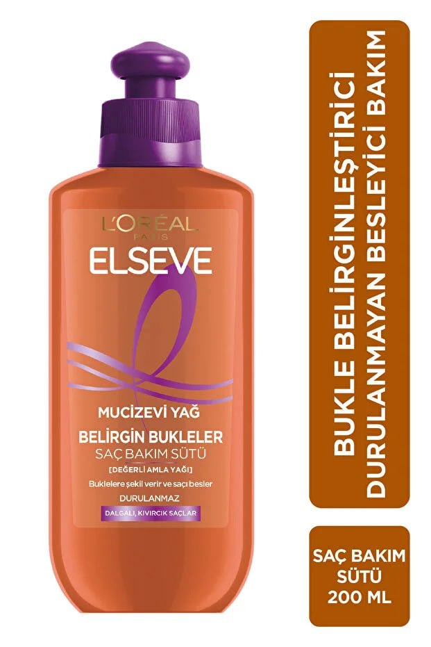L'Oréal Paris Elseve Miraculous Amla Oil Curl Defining Hair Care Cream 200ml