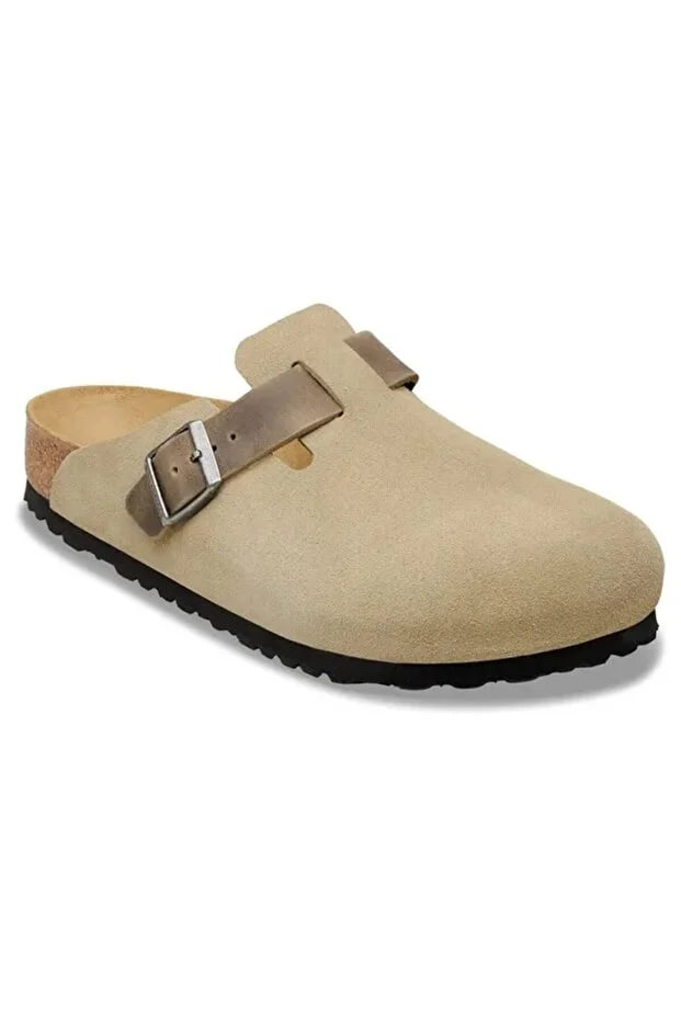 Birkenstock Boston LEVE/LEOI Faded Khaki