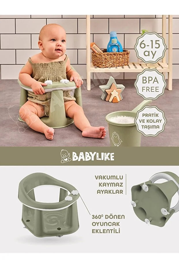 Babylike Vacuum Baby Bath & Feeding Seat