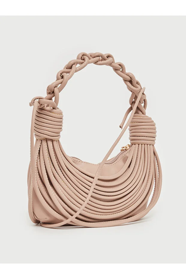 Styli Khaki Mini Cut out Shoulder Bag
