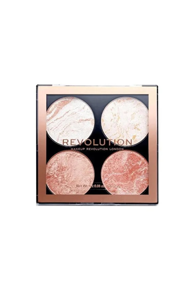 Watsons Revolution Cheek Kit Bronzer and Highlighter 4-Piece Blush Palette