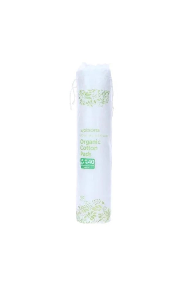 Watsons Organic Makeup Cotton Pads * 2 + 400 ml Micellar Makeup Remover