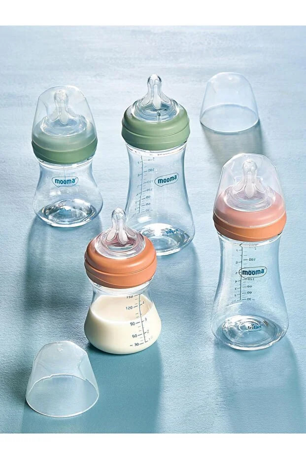 MOOMA Mooma Baby Bottle 250 ml +18 Fast Flow - Red Standard