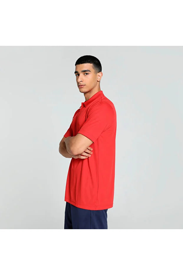 Puma Mens Cricket Teamwear Plain Polo - Red