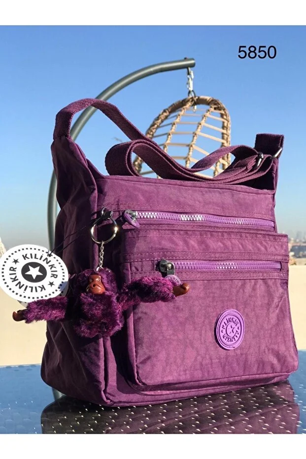 Klinkır Waterproof Fabric Multi-Compartment Lightweight Design Women's Messenger Bag
