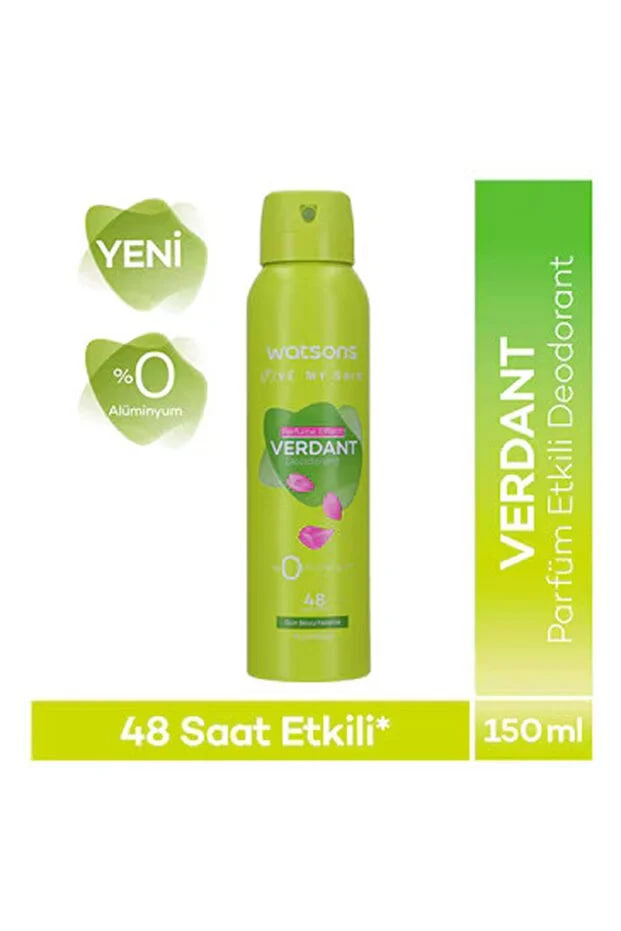 Watsons Verdant Deodorant Spray Powder-Free 3x150ml