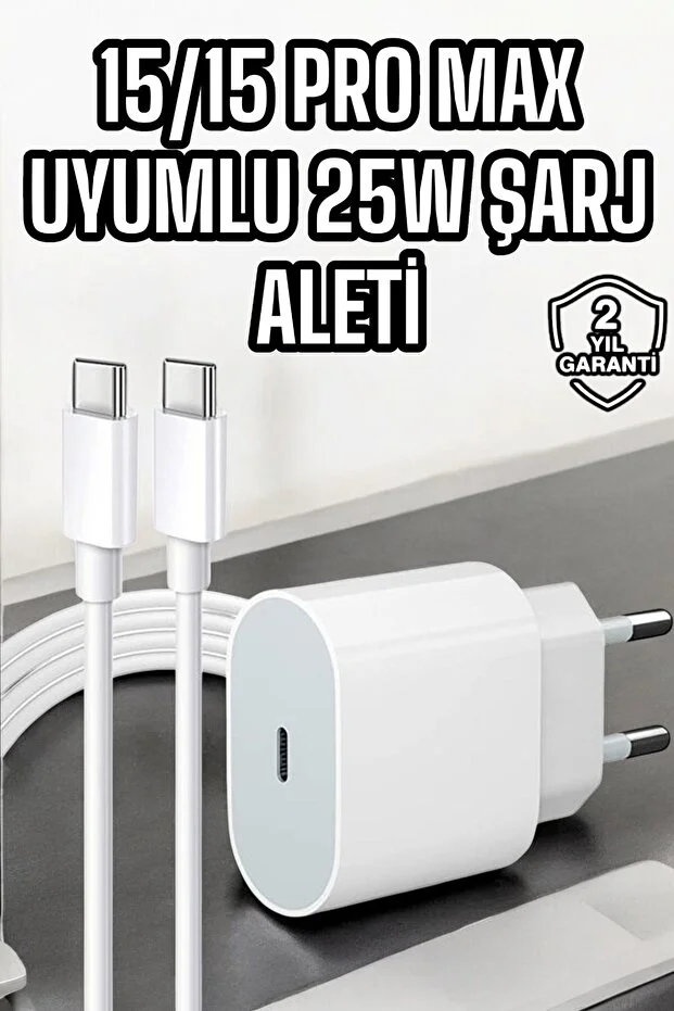 Beta Moda Hub Ios Compatible Type-C Input Fast Charging 15/15 Pro Max Adapter and Cable