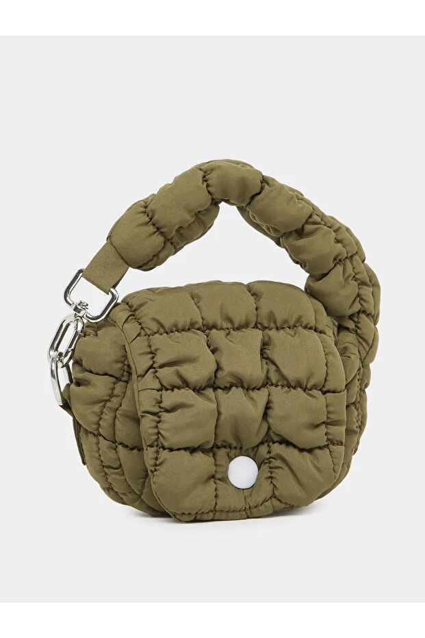 Styli Asymmetric Handle Quilted Handbag