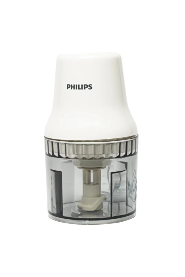Philips Chopper White - HR1393/01: 450W, stainless steel, 500 ml bowl. - 2 Years Warranty