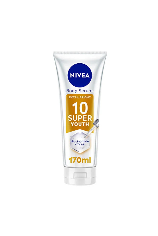 NIVEA SUPER 10 Youth Body Serum, Tight Skin, With Niacinamide, 170ml