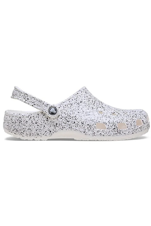 Crocs Classic Clog Spotted White Unisex Slippers