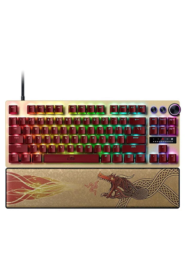 RAZER Huntsman V3 Pro Tenkeyless – Cs 2 Dragon Lore 80% Gen-2 Switch He Rgb English Gaming Keyboard