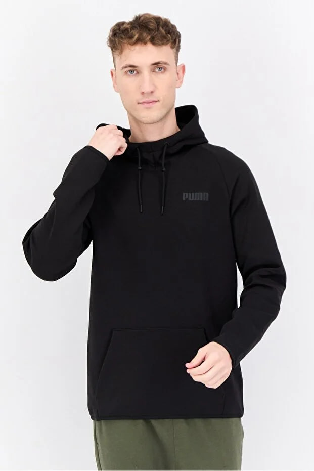 Puma Men Sportswear Fit Long Sleeves Training Sweatshirt, Black
