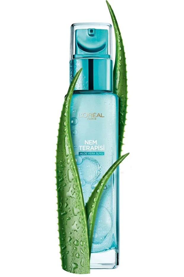 L'Oreal Paris Moisture Therapy Water-Based Moisturizing Face Cream with Aloe Vera Juice for Normal to Combination Skin