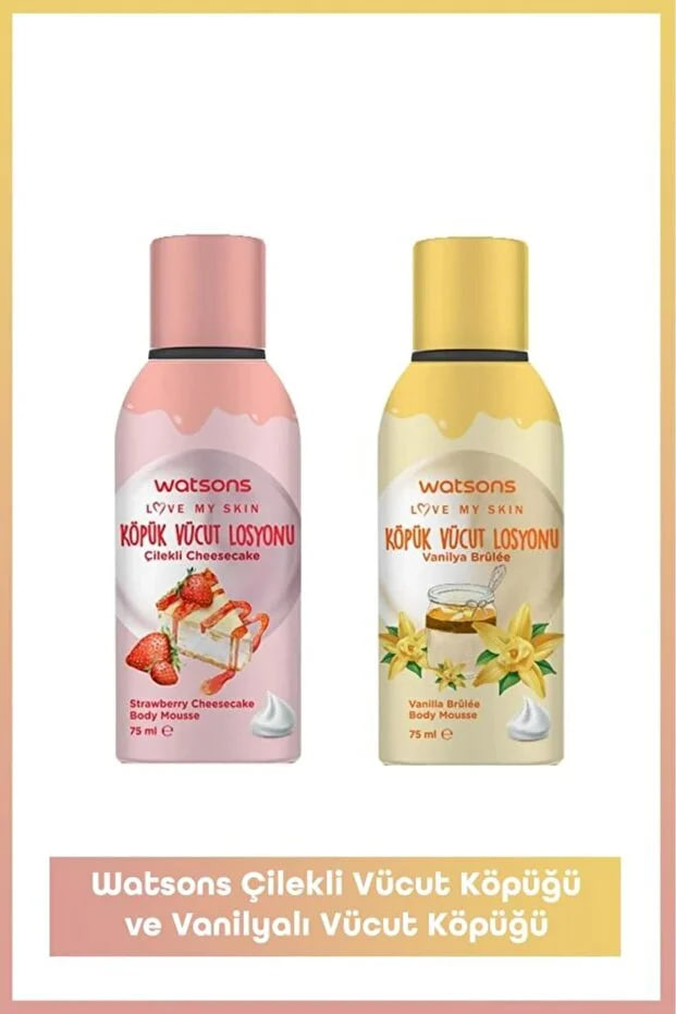 Watsons Strawberry Body Foam and Vanilla Body Foam