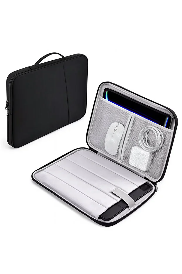 DysCase MacBook Air Pro M2, M1, Ipad, Natebook, Tablet Case, 14'' Compatible Carrying Case Black