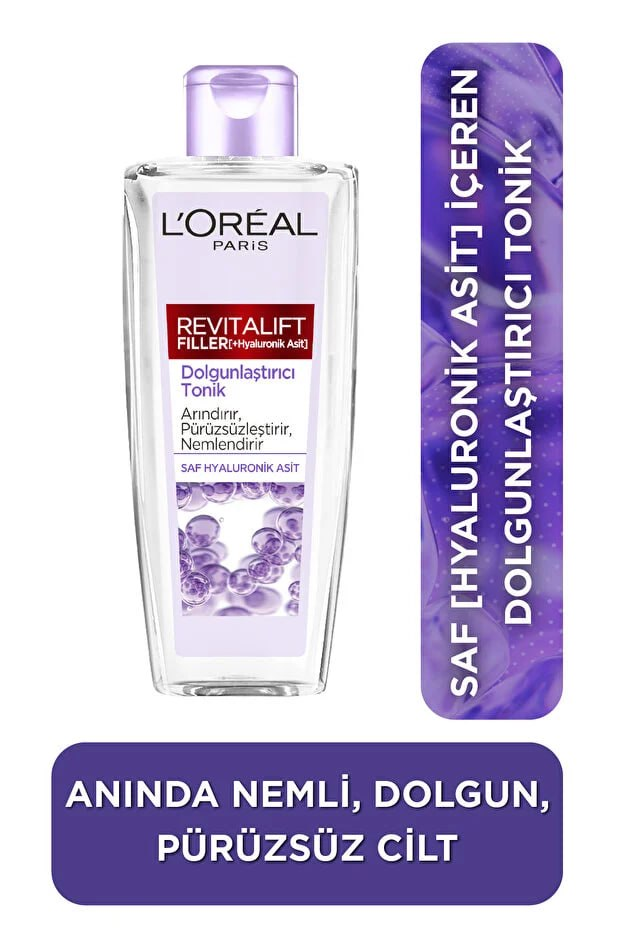 L'Oréal Paris Revitalift Filler Plumping Tonic 200ml - Hyaluronic Acid