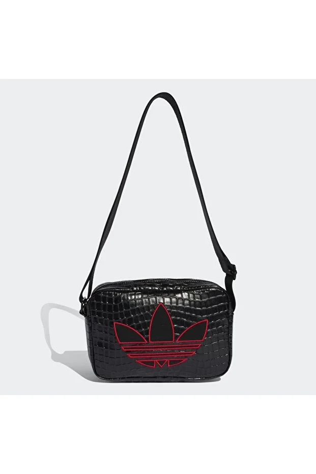 adidas  Croco Women's Black Mini Shoulder Bag (KE0685)
