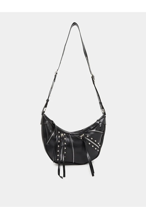 Styli Studs Accent Shoulder Bag