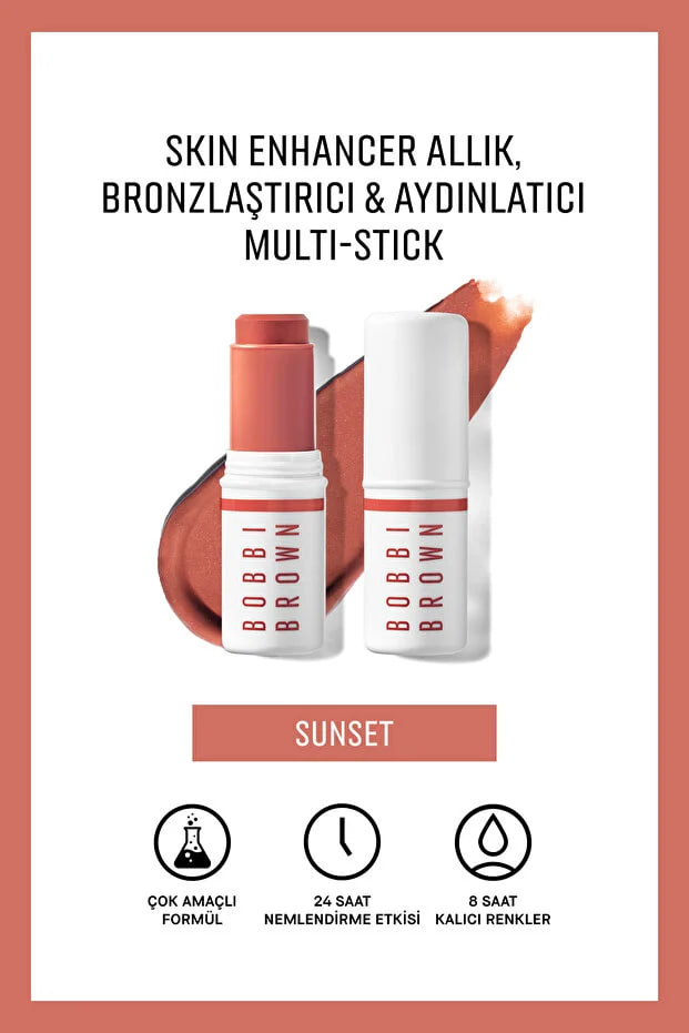 Bobbi Brown Skin Enhancer Allık, Bronzlaştırıcı & Aydınlatıcı Multi-Stick - Sunset