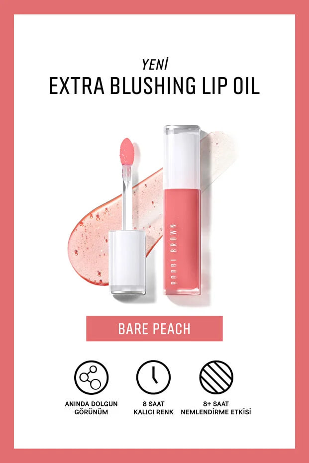 Bobbi Brown  Extra Blushing Lip Oil Moisturizing Tinted Lip Oil - Bare Peach