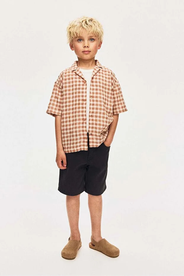 H&M Cotton-blend resort shirt