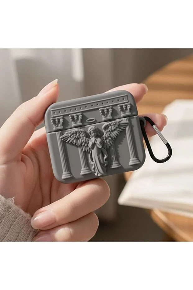 Samsung  Caseonn Galaxy Buds 3 Fe Case Antique Angel Grey